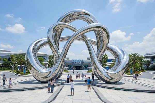 Nebula World Theme Park & Resort：The “Celestial Gateway” Sculpture