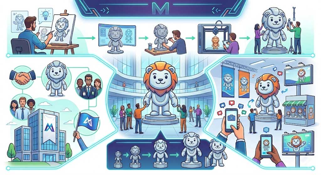 Brand Mascot Sculptures: How Custom Character Art Builds Corporate Identity and Drives Marketing