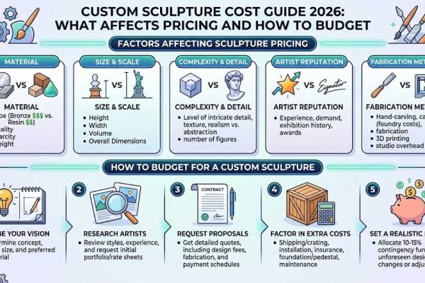 Custom Sculpture Cost Guide 2026: What Affects Pricing and How to Budget