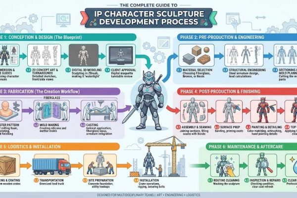 The Complete Guide to IP Character Sculpture Development: From Concept to Installation