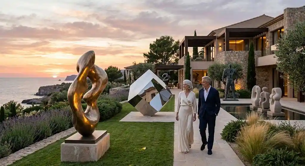 Luxury Villa & Estate Sculptures: Curating Art for High-End Homes