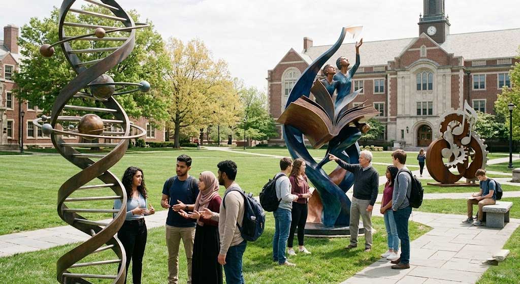 Sculptures for Educational Institutions: Inspiring Learning Through Campus Public Art