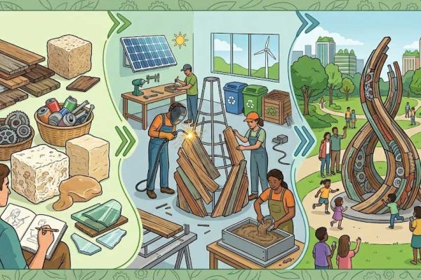 Sustainable Sculpture Design: Eco-Friendly Materials and Green Manufacturing for Public Art