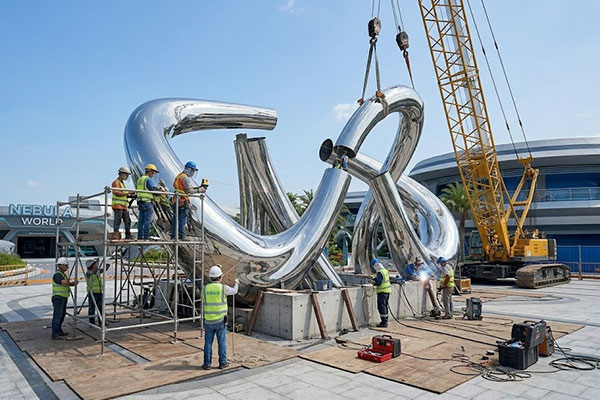 Nebula World Theme Park & Resort：The “Celestial Gateway” Sculpture - 3