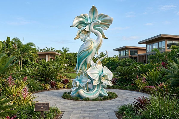The Ethereal Oasis – Sculpture Installation - 1