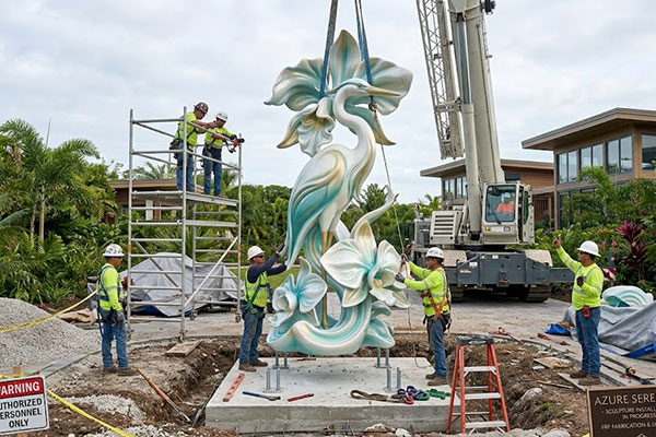 The Ethereal Oasis – Sculpture Installation - 3