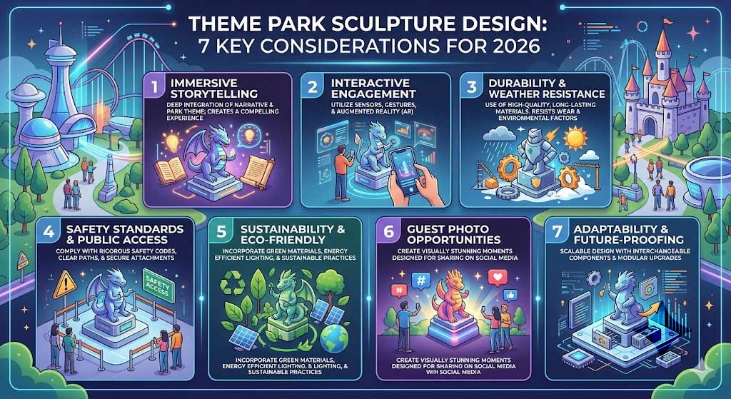 Theme Park Sculpture Design: 7 Key Considerations for 2026