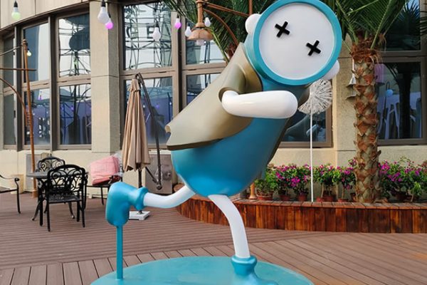 Urban Whimsy — Abstract FRP Cartoon Sculpture for Singapore Shopping Mall