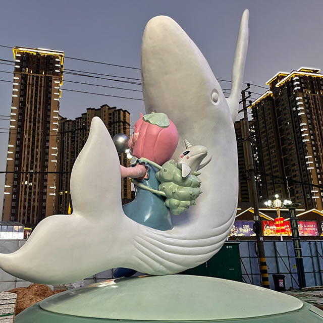 The Ocean’s Whimsy — Interactive Little Girl & Whale Sculpture for Children’s Museum - 1