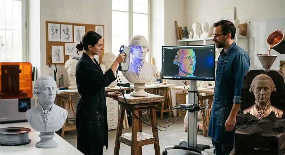 3D Scanning for Sculpture Replication: Technology & Process Guide