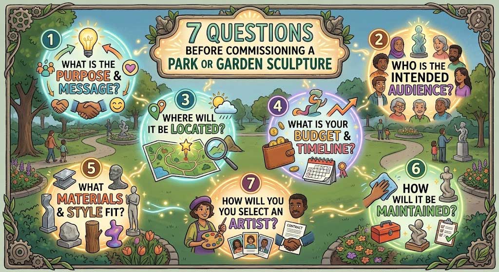 7 Questions Before Commissioning a Park or Garden Sculpture