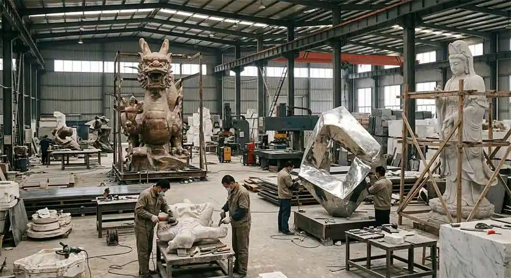 China Sculpture Factory Direct: Inside Y Sculptures’ Manufacturing Facility