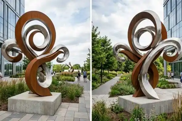 Custom Abstract Sculpture Manufacturing: From Concept to Installation