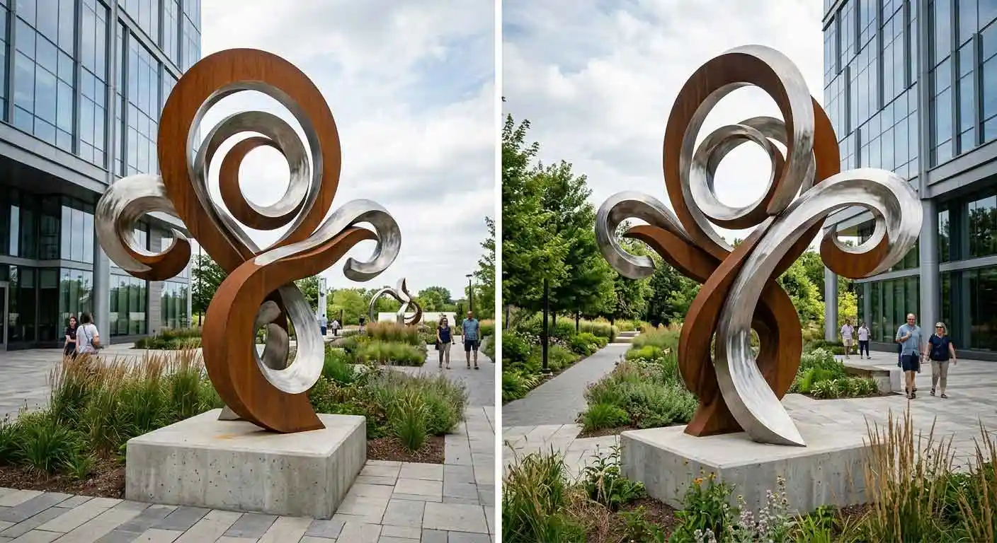 Custom Abstract Sculpture Manufacturing: From Concept to Installation