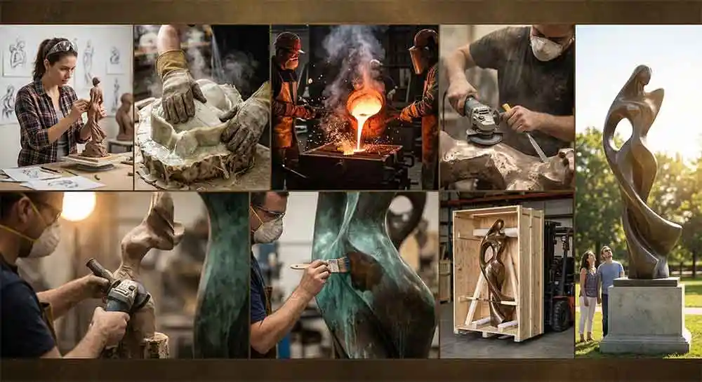 Custom Sculpture Manufacturing: 7-Step Process Guide