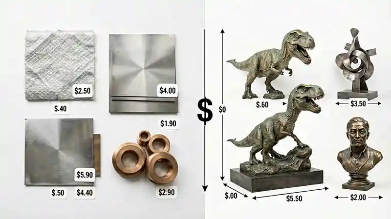 Custom Sculpture Pricing 2026: Cost Breakdown by Material & Size
