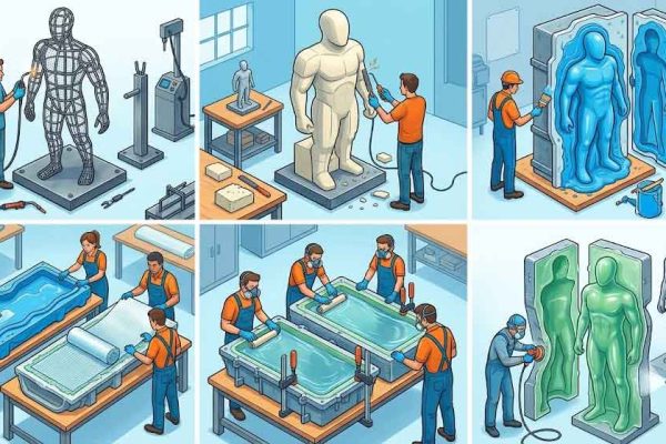 FRP Manufacturing Process for Large Sculptures: Step by Step