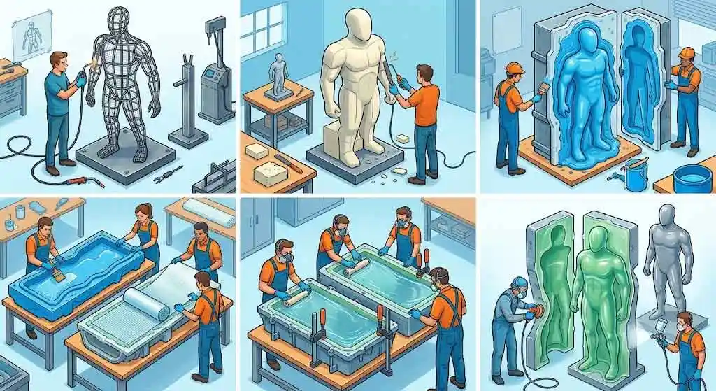 FRP Manufacturing Process for Large Sculptures: Step by Step