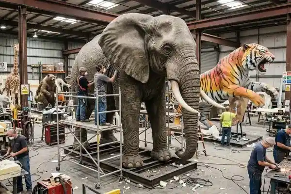Giant Animal Sculpture for Theme Parks: Custom Design & Manufacturing Guide
