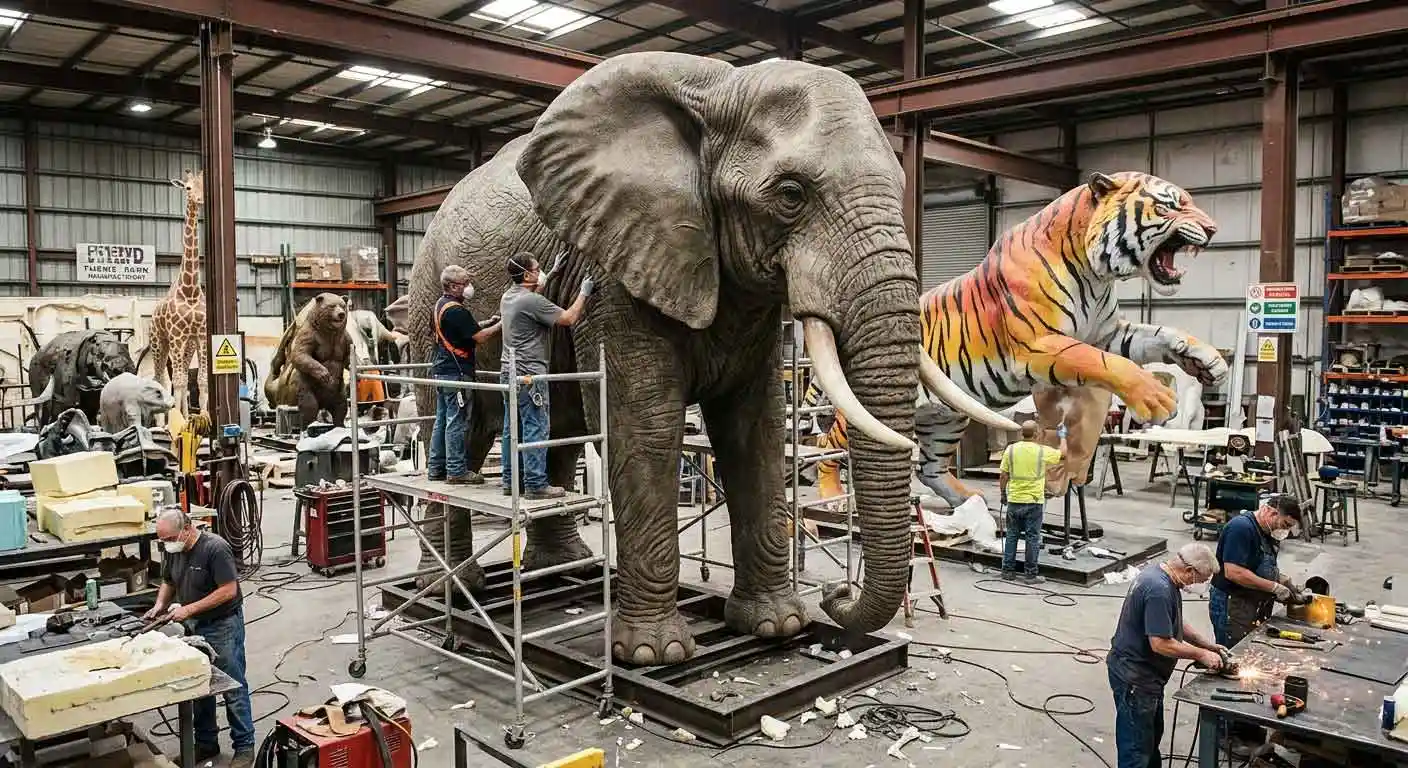 Giant Animal Sculpture for Theme Parks: Custom Design & Manufacturing Guide