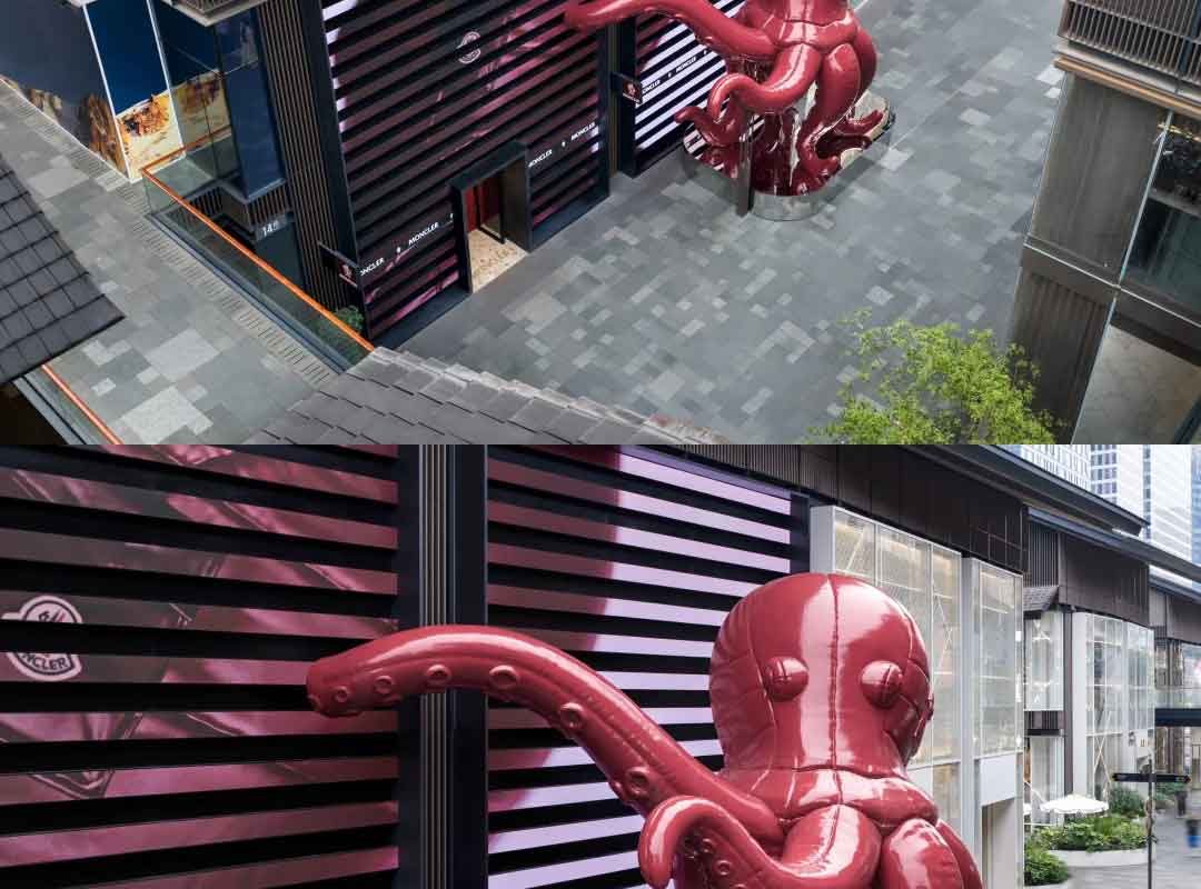 Giant Inflatable Octopus Art Installation - 2