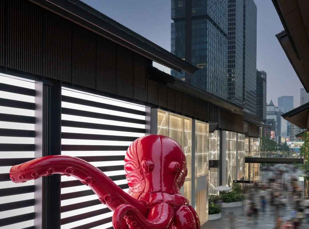 Giant Inflatable Octopus Art Installation - 3