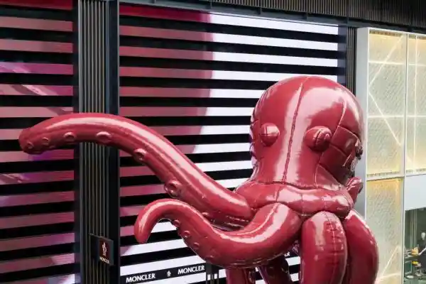 Giant Inflatable Octopus Art Installation