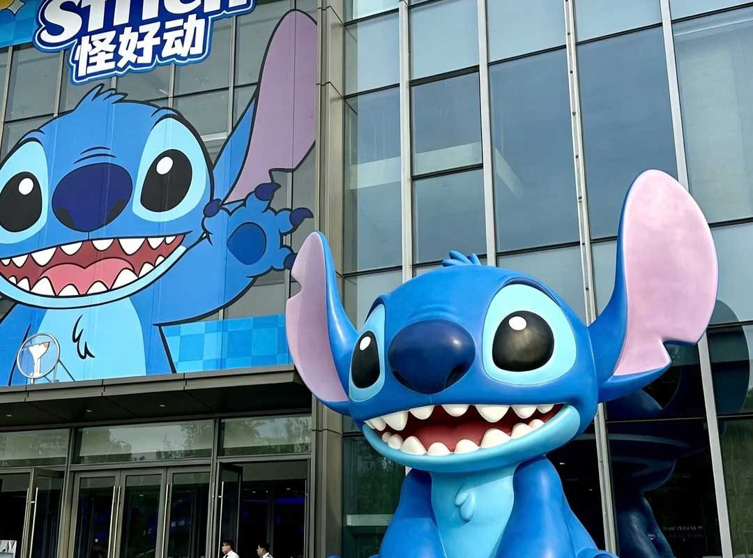 Giant Stitch Spotted! Our ultra-playful blue buddy is here - 1