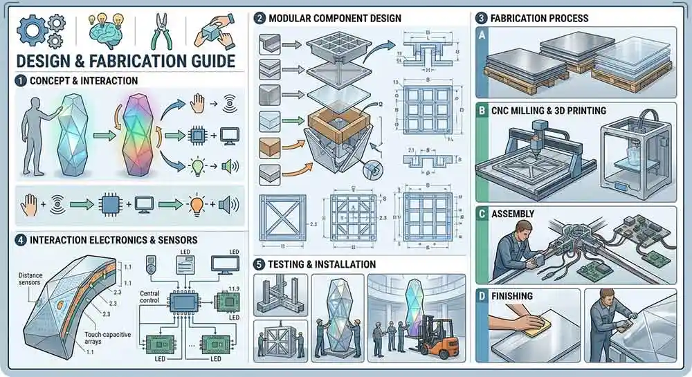 Interactive Installation Sculpture: Design & Fabrication Guide