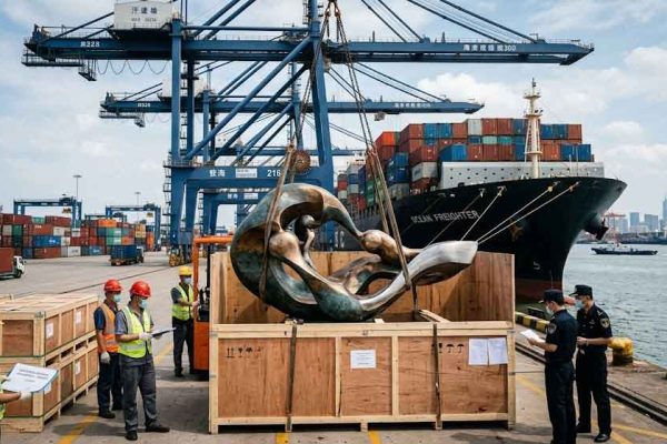 International Sculpture Sourcing from China: Customs, Shipping