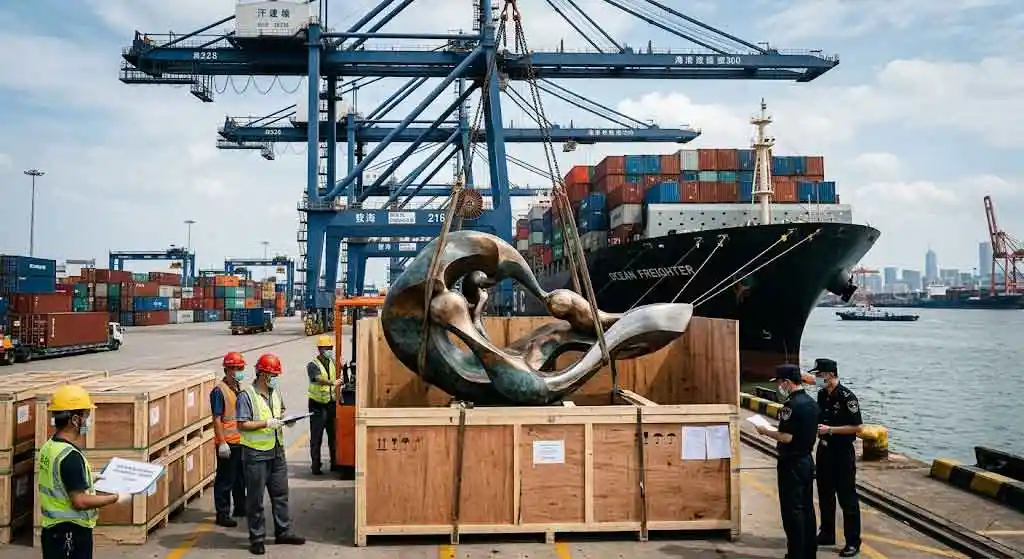 International Sculpture Sourcing from China: Customs, Shipping