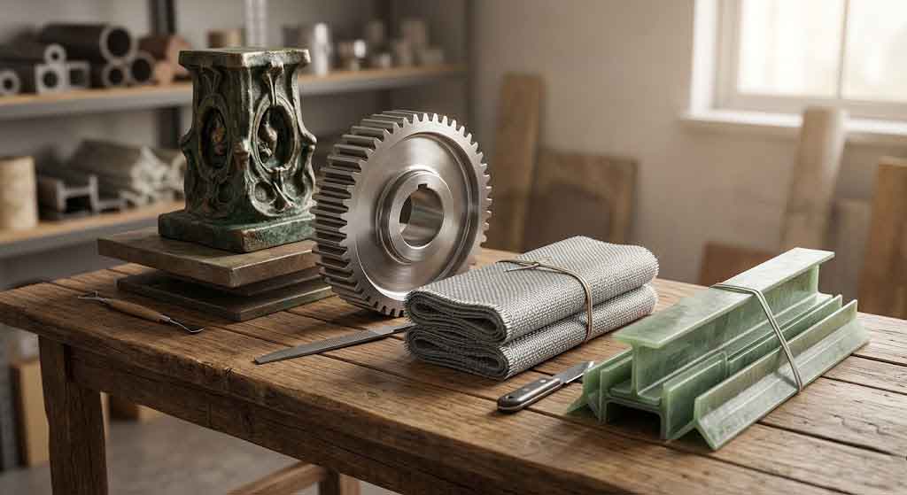 Material Cost Comparison: FRP, Steel, Bronze & Fiberglass