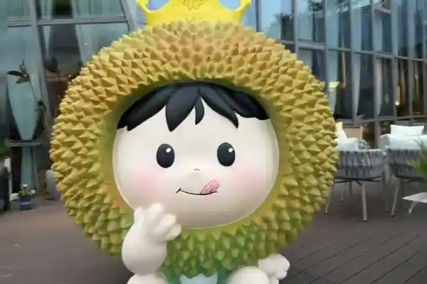 Development of “Mister Durian” Giant Cartoon IP Mascot Sculpture
