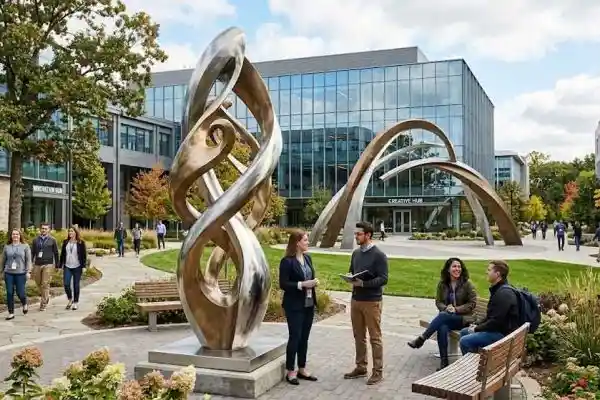 Corporate Campus Sculptures: Enhancing Workplace Culture