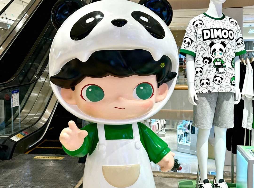 Panda Mascot – Trendy Art IP Sculptural Realization - 4