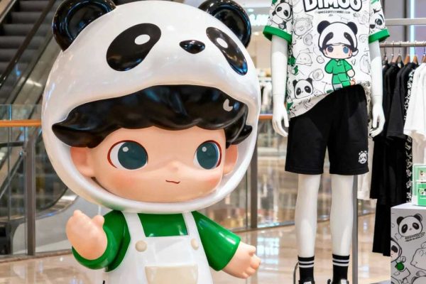 Panda Mascot – Trendy Art IP Sculptural Realization