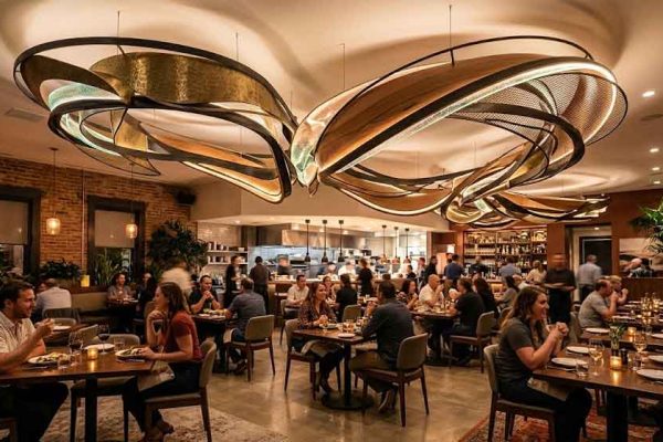 Restaurant Sculpture Installation: Atmosphere, Branding & CX