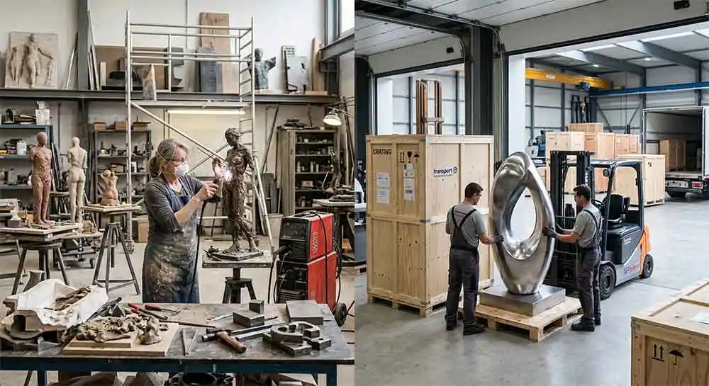Sculpture Outsourcing Services: When to Outsource vs In-House Manufacturing