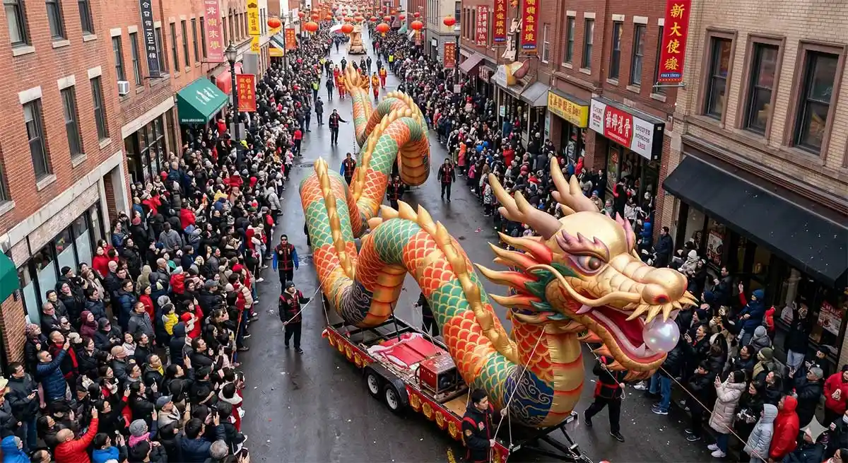 “The Celestial Dragon” — Parade Inflatable Sculpture - 2