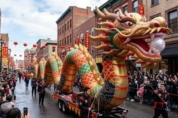 “The Celestial Dragon” — Parade Inflatable Sculpture