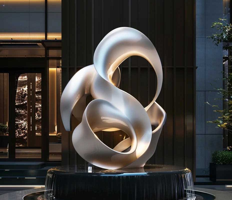 The Ethereal Node – Luxury Hospitality Entrance Sculpture - 2