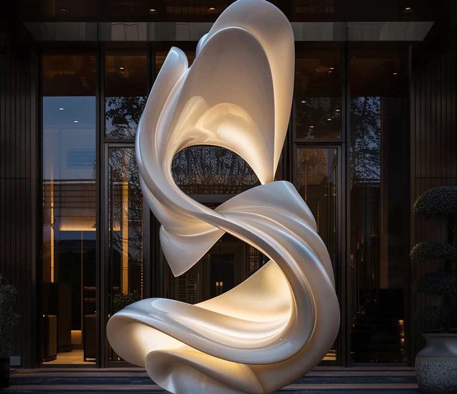 The Ethereal Node – Luxury Hospitality Entrance Sculpture - 3