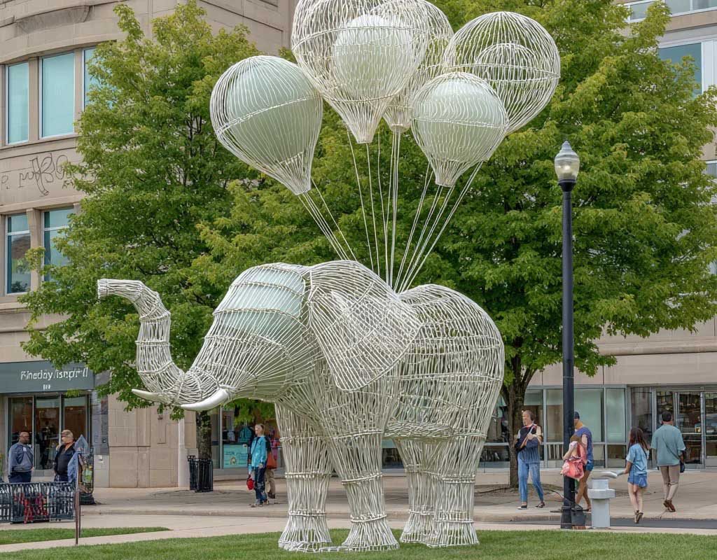 The Healing Presence – Majestic Hollow Elephant Installation - 2