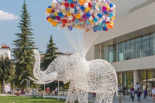 The Healing Presence – Majestic Hollow Elephant Installation