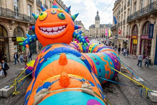 “The Urban Crawler” Inflatable Street Art Installation