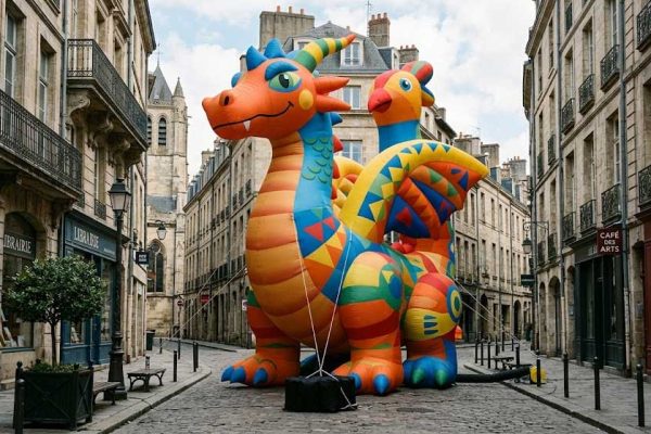 “The Urban Guardian” Inflatable Street Art Installation