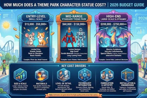 How Much Does a Theme Park Character Statue Cost? (2026 Budget Guide)