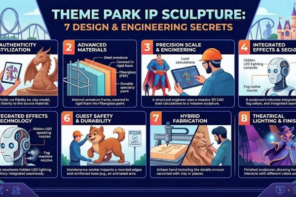 Theme Park IP Sculpture: 7 Design & Engineering Secrets
