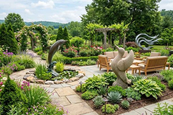 Themed Landscaping with Custom Sculptures: Design Guide