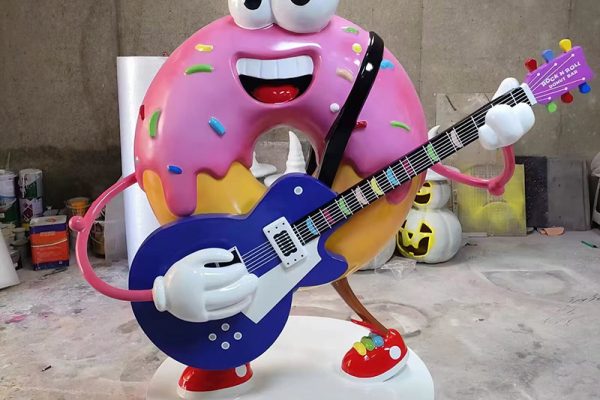 Melody Donut — Colorful FRP Music-Themed Sculpture for Shopping Center